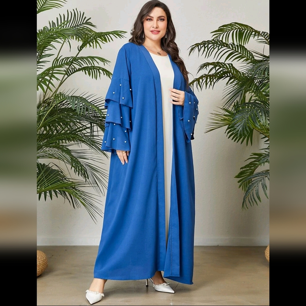 Beaded abaya